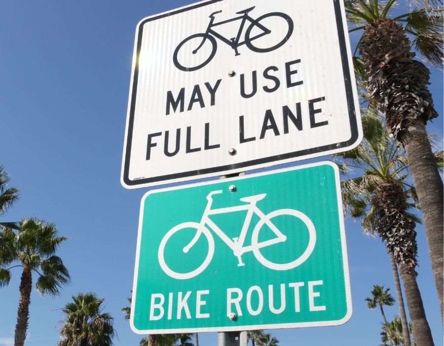 signage for cyclists